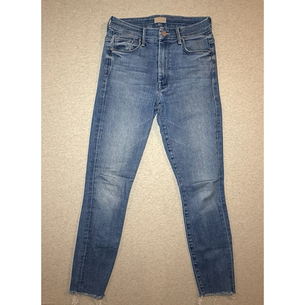 MOTHER Womsns Light Wash Blue Jean Strech Fit Size 26